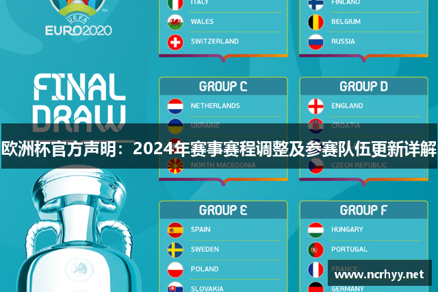 欧洲杯官方声明：2024年赛事赛程调整及参赛队伍更新详解