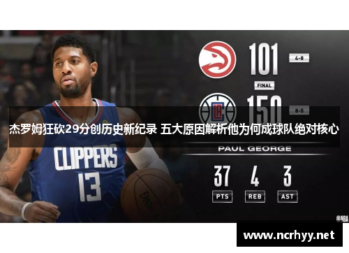 杰罗姆狂砍29分创历史新纪录 五大原因解析他为何成球队绝对核心